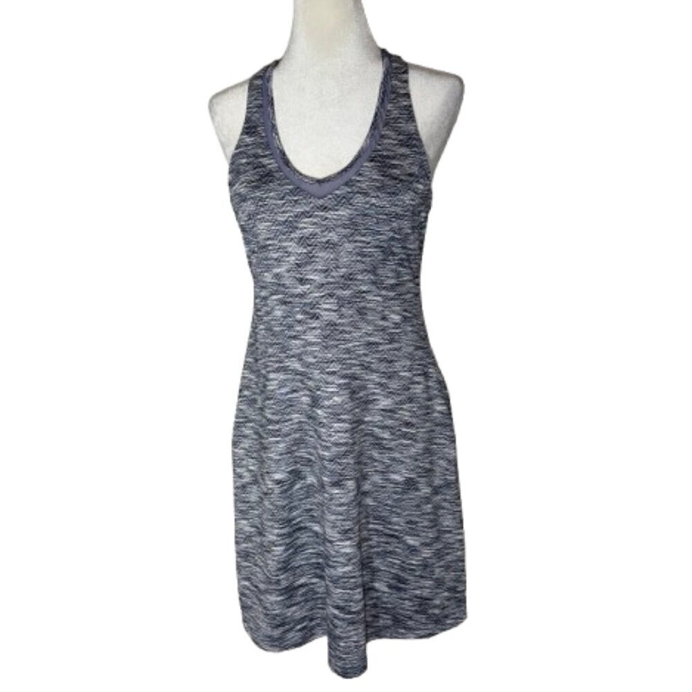 MPG Women's Medium Athletic Racerback Travel Performance Purple/Black Dress